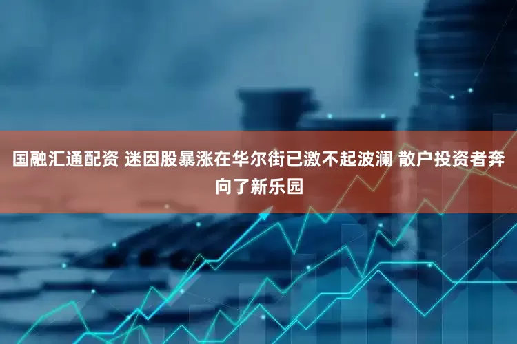 国融汇通配资 迷因股暴涨在华尔街已激不起波澜 散户投资者奔向了新乐园